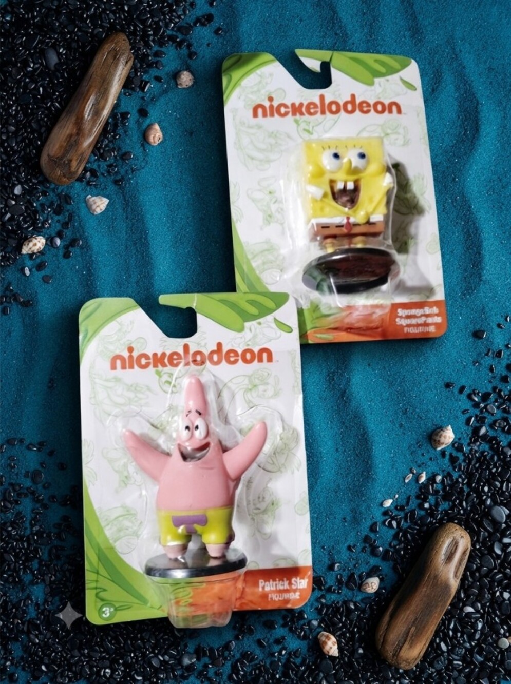 Nickelodeon SpongeBob SquarePants  & Patrick Star Figurines with Stand